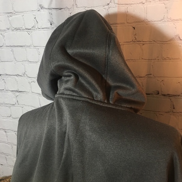 Russell zipper front two colored sweat jacket - Picture 6 of 11